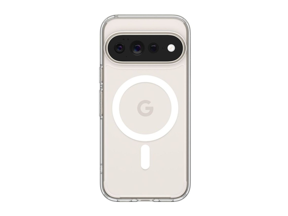 Funda Spigen Ultra Hybrid Mag MagSafe para Google Pixel 11 Pro XL - Transparente y blanca