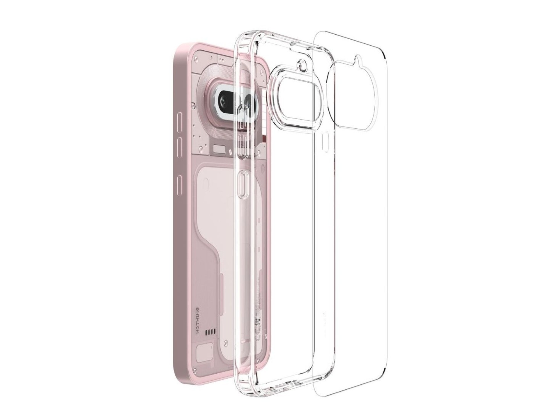 Funda Spigen Ultra Hybrid para Nothing Phone 4A - Transparente