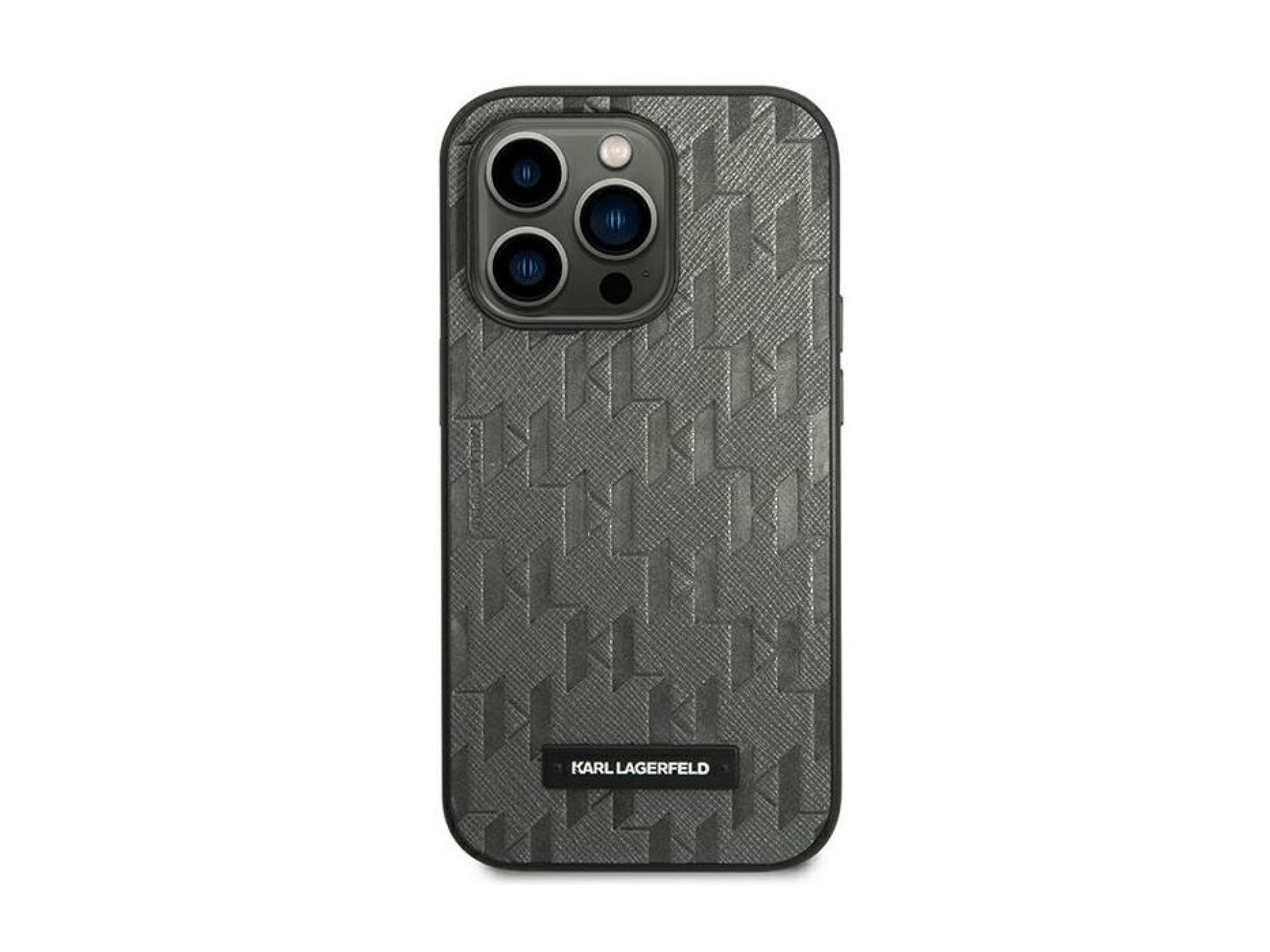 Karl Lagerfeld Saffiano Mono Metal Logo iPhone 14 Pro Max 6.7