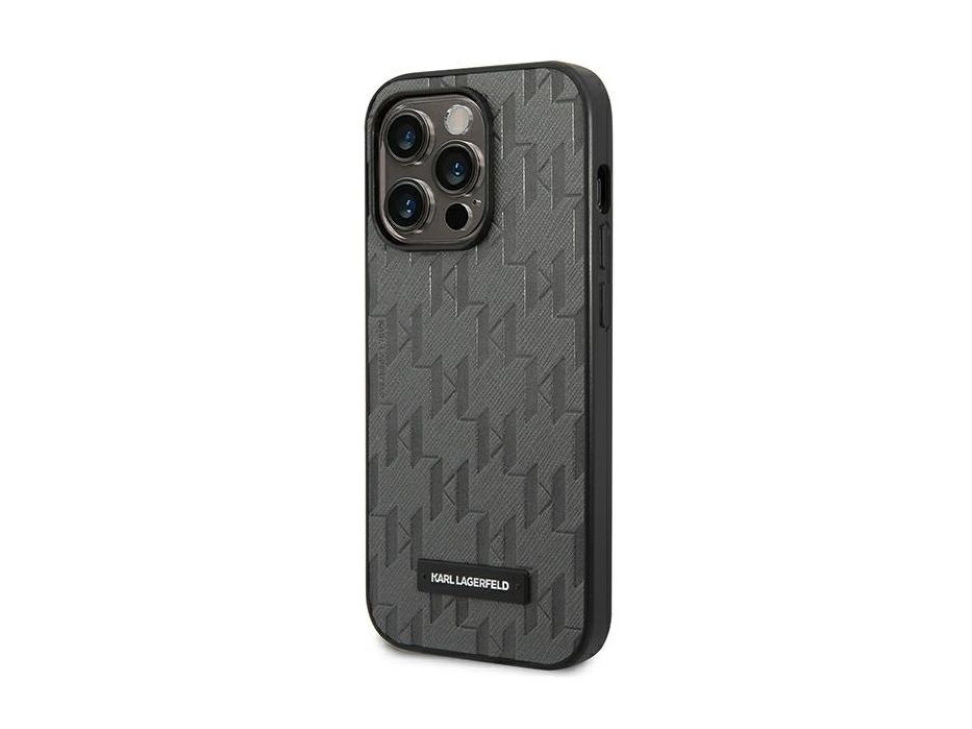 Karl Lagerfeld Saffiano Mono Metal Logo iPhone 14 Pro Max 6.7