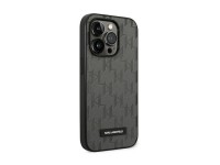 Karl Lagerfeld Saffiano Mono Metal Logo iPhone 14 Pro Max 6.7" Case - Gray Karl Lagerfeld Saffiano Mono Metal Logo iPhone 14 Pro Max 6.7" Case - Gray