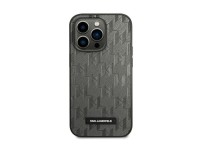 Karl Lagerfeld Saffiano Mono Metal Logo iPhone 14 Pro Max 6.7" Case - Gray Karl Lagerfeld Saffiano Mono Metal Logo iPhone 14 Pro Max 6.7" Case - Gray