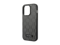 Karl Lagerfeld Saffiano Mono Metal Logo iPhone 14 Pro Max 6.7" Case - Gray Karl Lagerfeld Saffiano Mono Metal Logo iPhone 14 Pro Max 6.7" Case - Gray