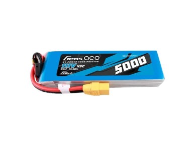 Bateria de l�tio Gens ace G-Tech 5000mAh 11.1V 45C 3S1P com conector XT90
