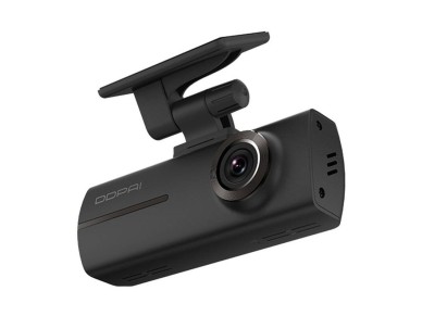C�mara dupla DDPAI N1 para painel de bordo, com Wi-Fi, 1296p + c�mara traseira 1080p
