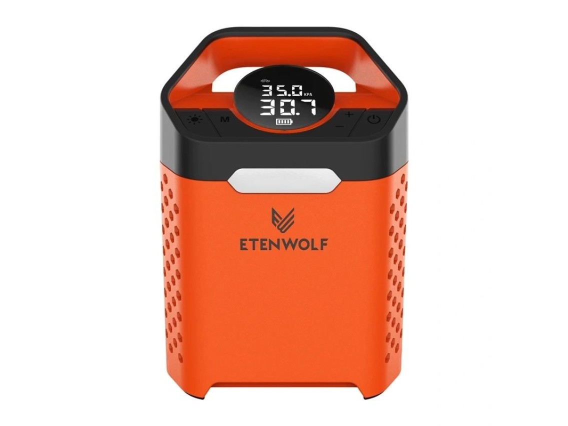 Compressor de ar para automóvel Etenwolf V3, 11,03 bar, 7800 mAh