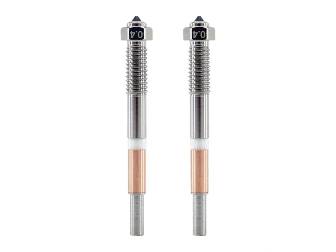 Bocal bimet�lico QiDi de 0,4 mm para a s�rie Q2 (2 unidades)