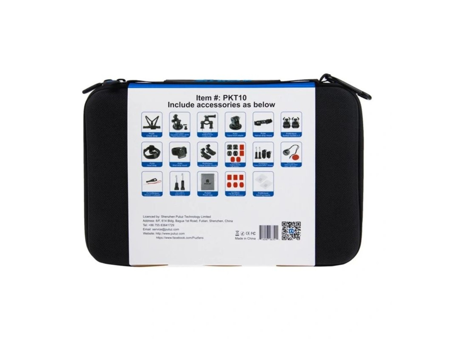 Juego completo de accesorios PULUZ 45 en 1 PKT10