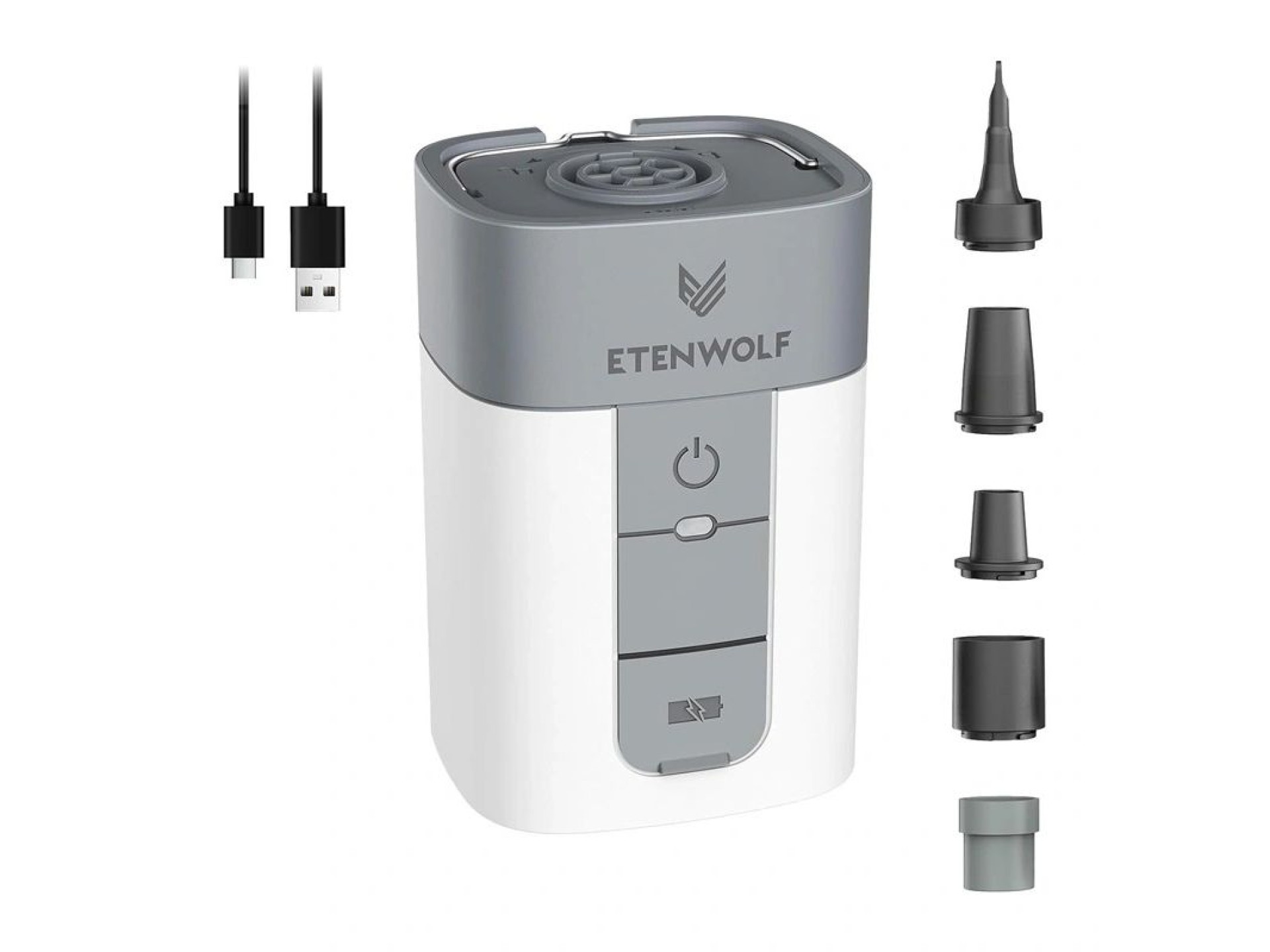 Bomba eléctrica Etenwolf AIR 5 de 5200 mAh (blanca)