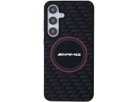 AMG Silicone Carbon Pattern MagSafe case for Samsung Galaxy S24 - black