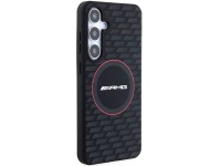 AMG Silicone Carbon Pattern MagSafe case for Samsung Galaxy S24 - black