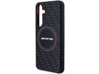 AMG Silicone Carbon Pattern MagSafe case for Samsung Galaxy S24 - black