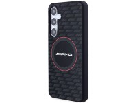 Capa MagSafe AMG em silicone com padr�o de fibra de carbono para Samsung Galaxy S24+ - preta