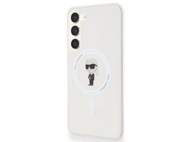 Capa Karl Lagerfeld IML Ikonik MagSafe para Samsung Galaxy S23+ - transparente