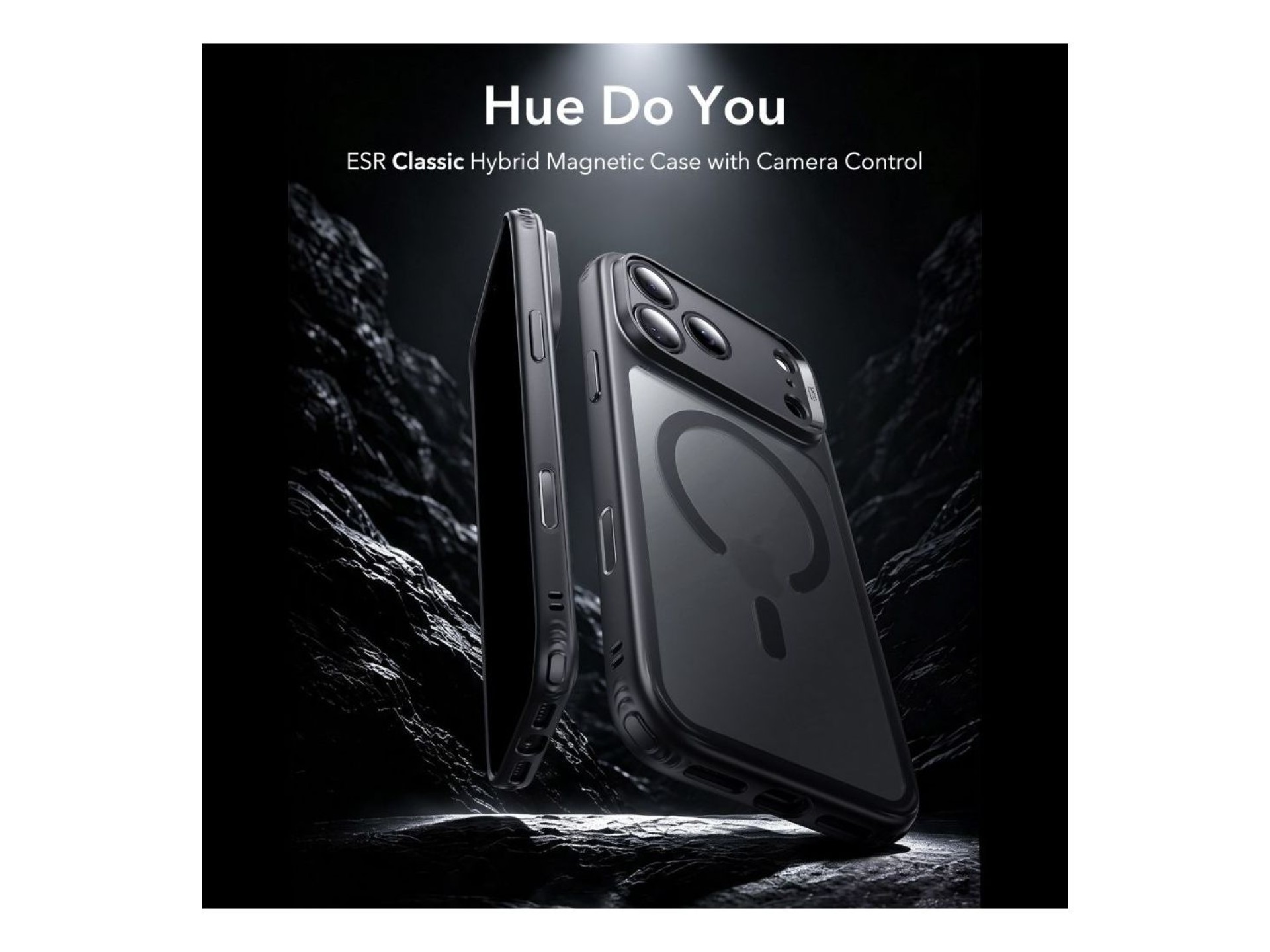 ESR Classic Hybrid MagSafe Case for iPhone 18 Pro / 17 Pro - Black