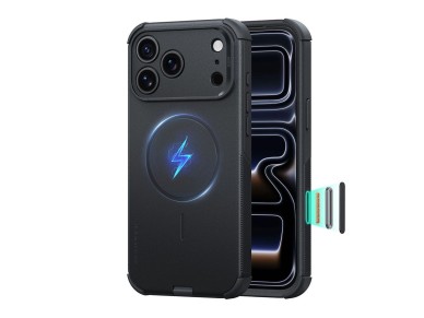 Funda ESR Cyber ??Tough MagSafe para iPhone 18 Pro / 17 Pro - Negra Funda ESR Cyber ??Tough MagSafe para iPhone 18 Pro / 17 Pro - Negra