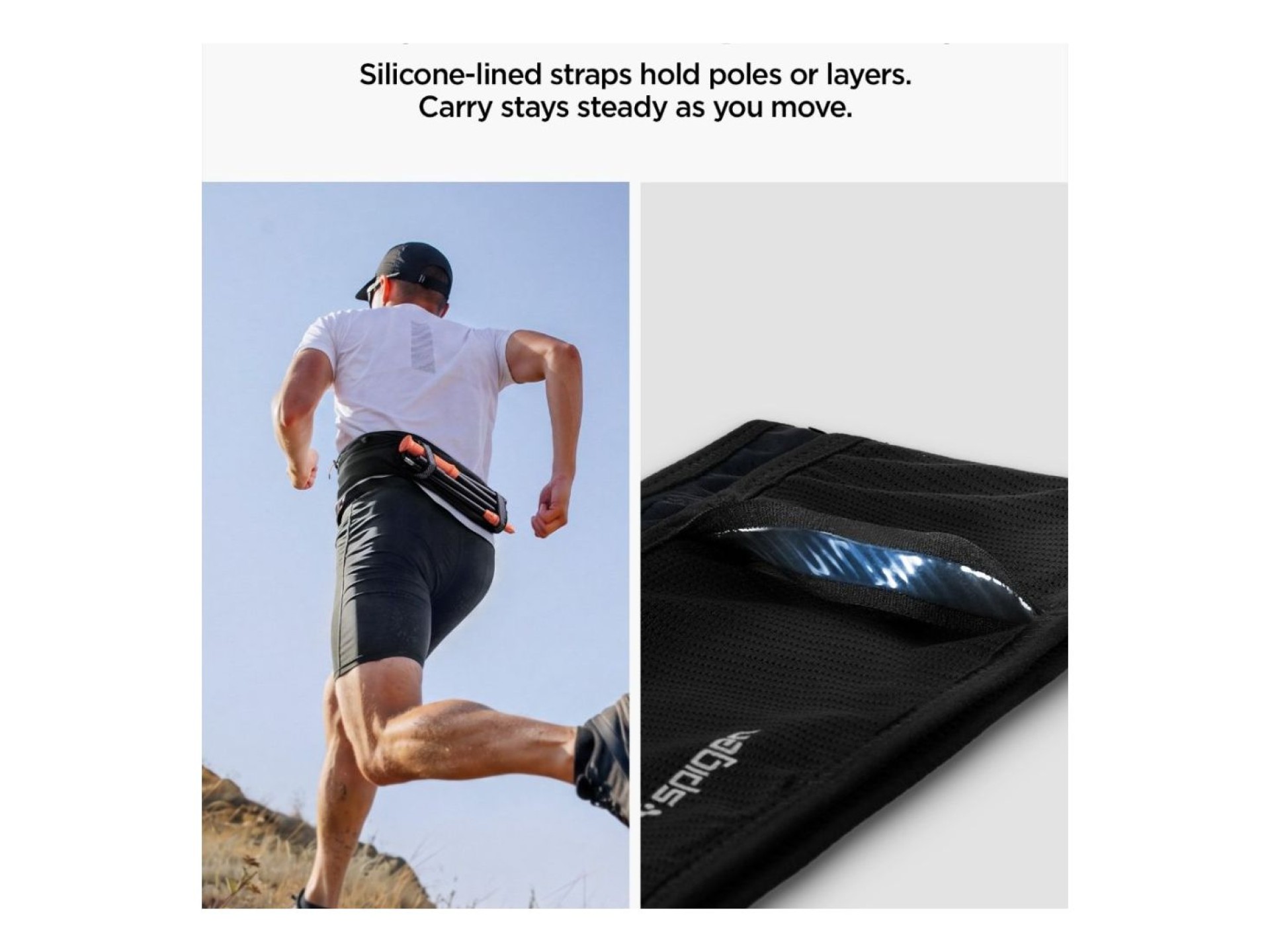 Spigen A712 Dynamic Shield M Running Bag - Black
