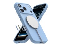 Capa Ringke em silicone MagSafe para iPhone 18 Pro - azul claro Capa Ringke em silicone MagSafe para iPhone 18 Pro - azul claro
