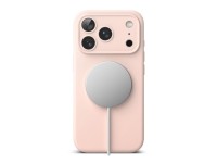 Capa Ringke em silicone MagSafe para iPhone 18 Pro - Rosa Capa Ringke em silicone MagSafe para iPhone 18 Pro - Rosa