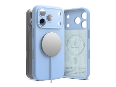 Ringke Silicone MagSafe case for iPhone 18 Pro - light blue Ringke Silicone MagSafe case for iPhone 18 Pro - light blue