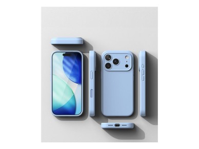 Ringke Silicone MagSafe case for iPhone 18 Pro - light blue Ringke Silicone MagSafe case for iPhone 18 Pro - light blue
