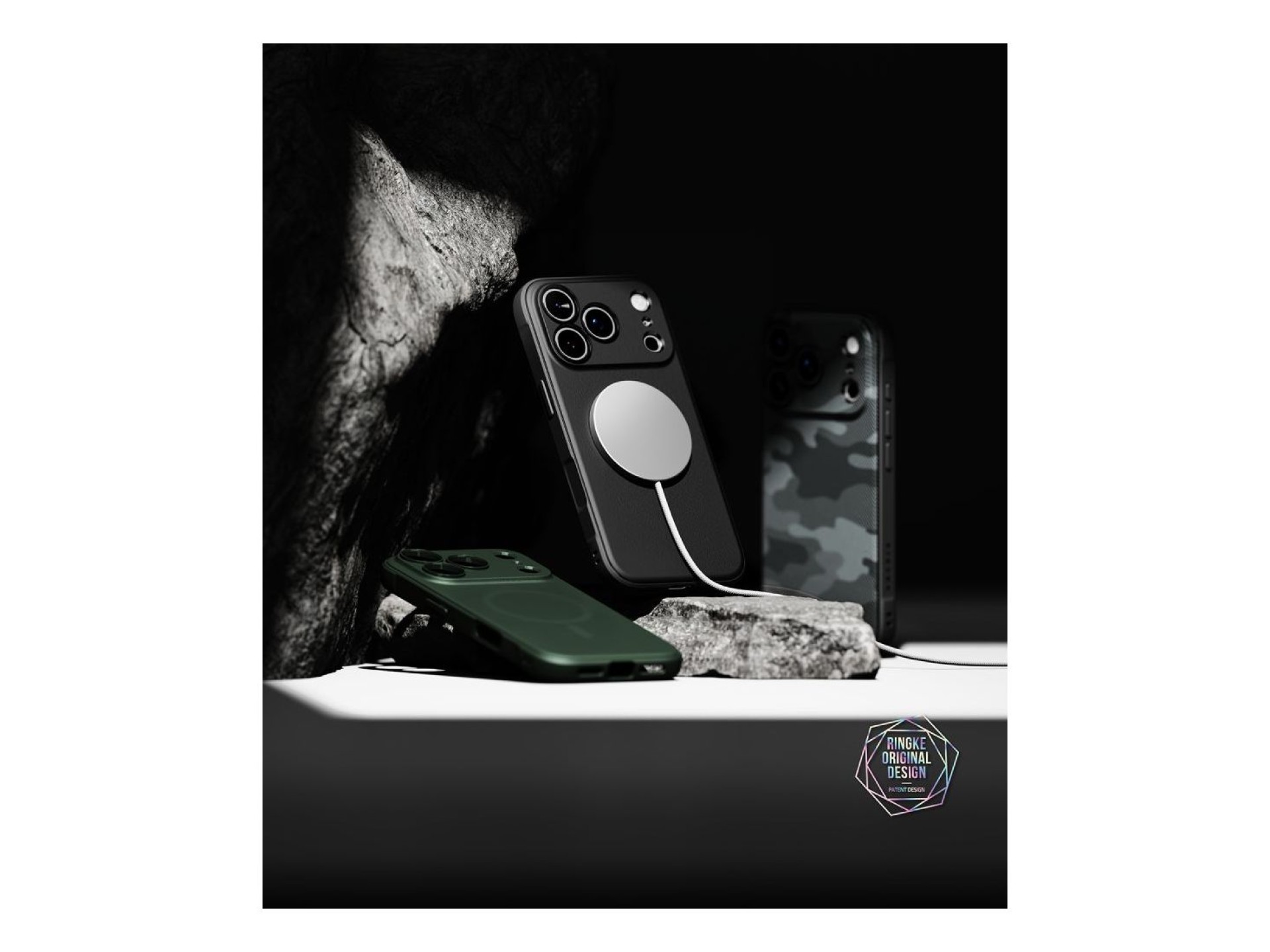Funda Ringke Onyx MagSafe para iPhone 18 Pro / 17 Pro - Negra