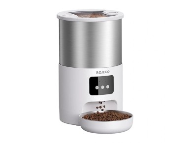 Pet food dispenser Rojeco Smart Pet Feeder 4.5l Stainless Steel