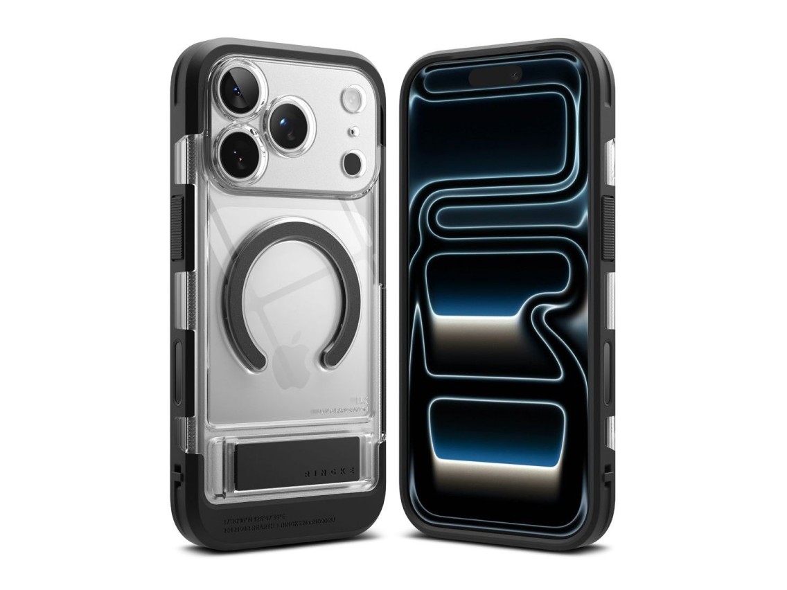 Capa magnética Ringke UX para iPhone 18 Pro/17 Pro - Transparente