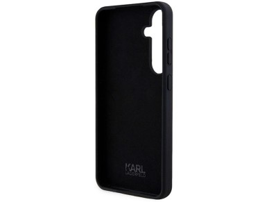 Funda de silicona Karl Lagerfeld Ikonik para Samsung Galaxy S24+ - negra