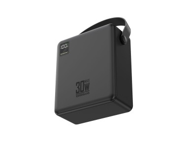Wozinsky W8-B Powerbank 100000 mAh 30W 4x USB-A and 1x USB-C with Flashlight - Black Wozinsky W8-B Powerbank 100000 mAh 30W 4x USB-A and 1x USB-C with Flashlight - Black