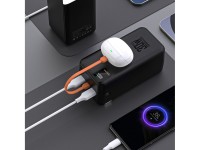 Batería externa Wozinsky W8-B de 50000 mAh y 30 W con 2 puertos USB-A, 1 puerto USB-C y puerto micro Batería externa Wozinsky W8-B de 50000 mAh y 30 W con 2 puertos USB-A, 1 puerto USB-C y puerto micro