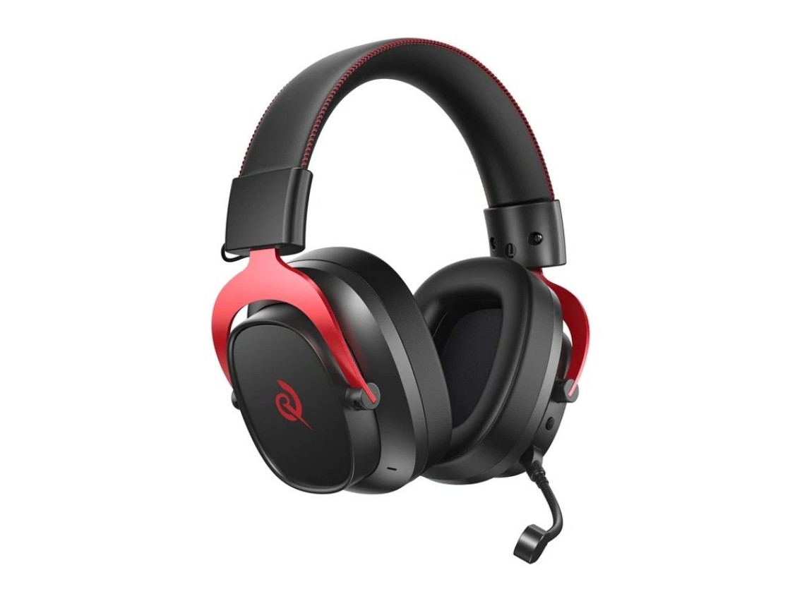 QCY Heroad VT200 Gaming Headphones (Black and Red)