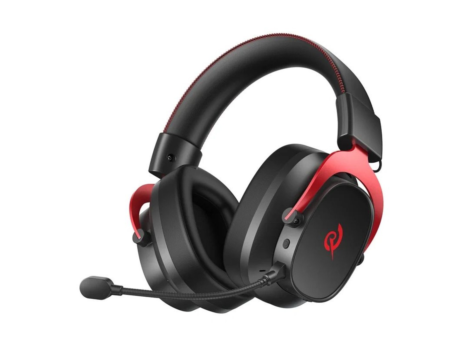 Auscultadores para jogos QCY Heroad VT200 (preto e vermelho)