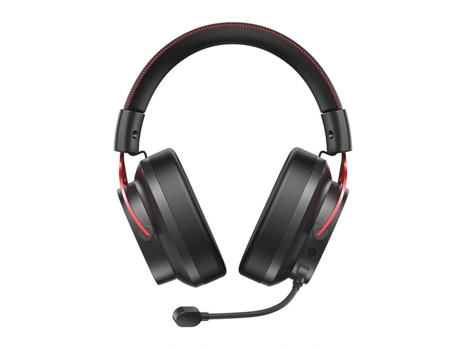 Auscultadores para jogos QCY Heroad VT200 (preto e vermelho)