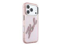 Karl Lagerfeld IML Big Signature Resin Metal Frame Case for iPhone 18 Pro Max / 17 Pro Max - Pink Karl Lagerfeld IML Big Signature Resin Metal Frame Case for iPhone 18 Pro Max / 17 Pro Max - Pink