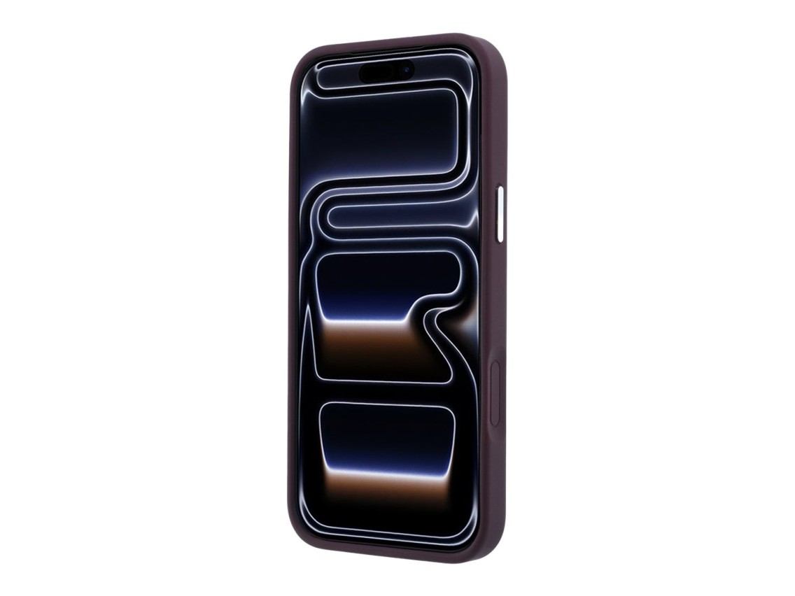 Karl Lagerfeld with Ring Stand 360 Karl Head Pin MagSafe case for iPhone 18 Pro / 17 Pro - burgundy
