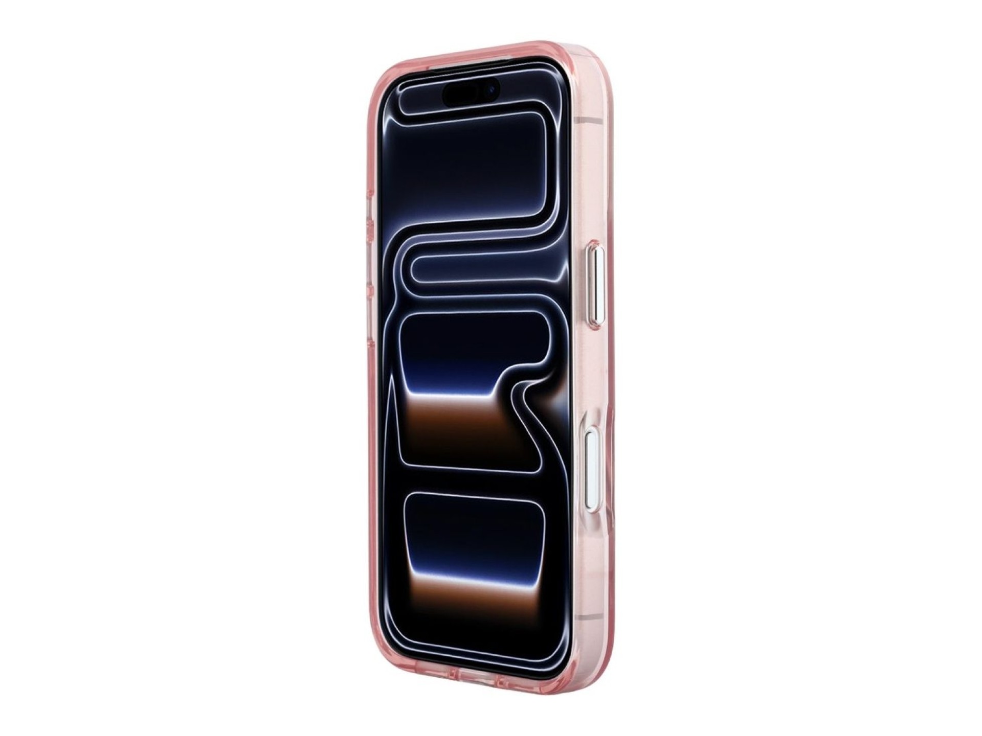 Karl Lagerfeld IML Big Signature Resin Metal Frame Case for iPhone 18 Pro Max / 17 Pro Max - Pink