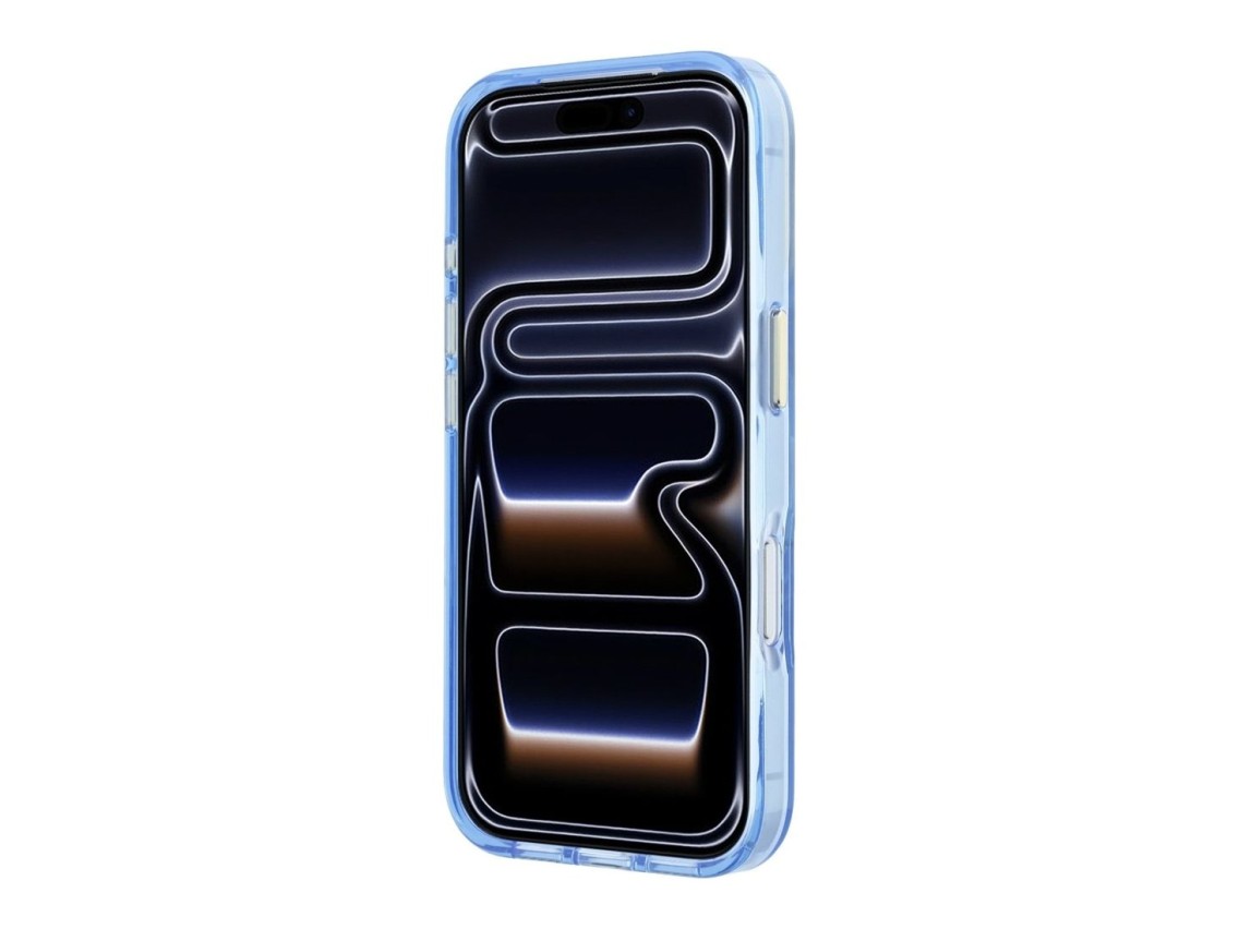 Karl Lagerfeld Peekaboo Logo MagSafe case for iPhone 18 Pro / 17 Pro - light blue