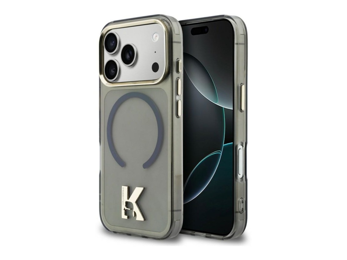 Funda Karl Lagerfeld IML K Head para iPhone 18 Pro Max / 17 Pro Max - Negra