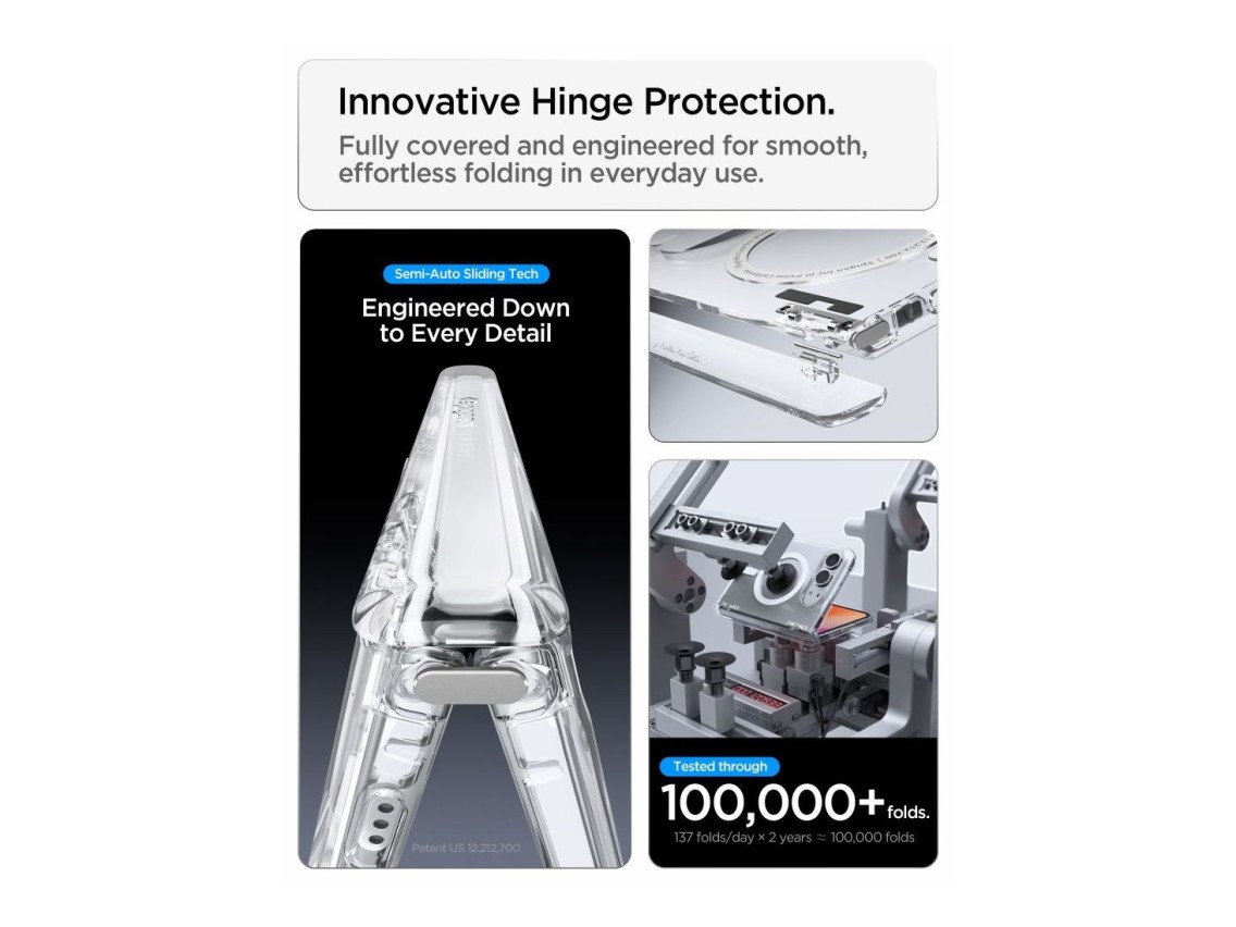 Capa Spigen Ultra Hybrid Pro MagSafe para iPhone Duo - Transparente e Branca