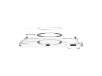 Capa Spigen Ultra Hybrid Pro MagSafe para iPhone Duo - Transparente e Branca Capa Spigen Ultra Hybrid Pro MagSafe para iPhone Duo - Transparente e Branca
