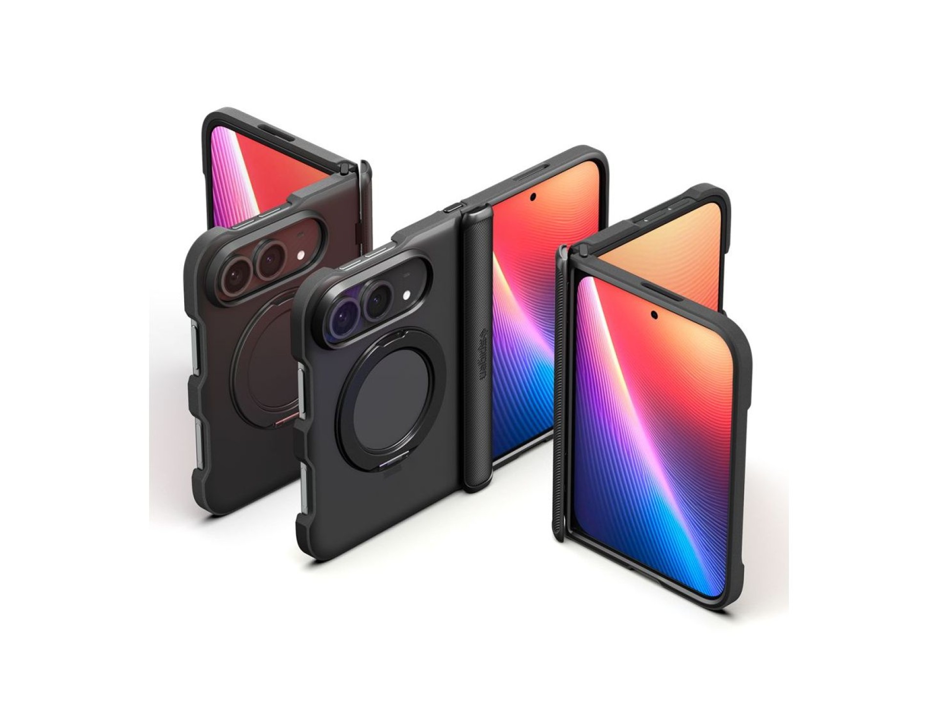 Funda Spigen Slim Armor Pro S MagSafe para iPhone Duo - Negra