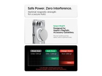 Capa Spigen Ultra Hybrid Pro MagSafe para iPhone Duo - Transparente e Branca Capa Spigen Ultra Hybrid Pro MagSafe para iPhone Duo - Transparente e Branca