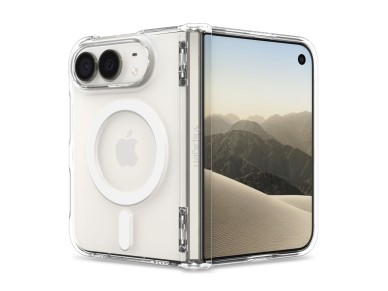 Funda Spigen Ultra Hybrid Pro MagSafe para iPhone Duo - Transparente y blanca Funda Spigen Ultra Hybrid Pro MagSafe para iPhone Duo - Transparente y blanca