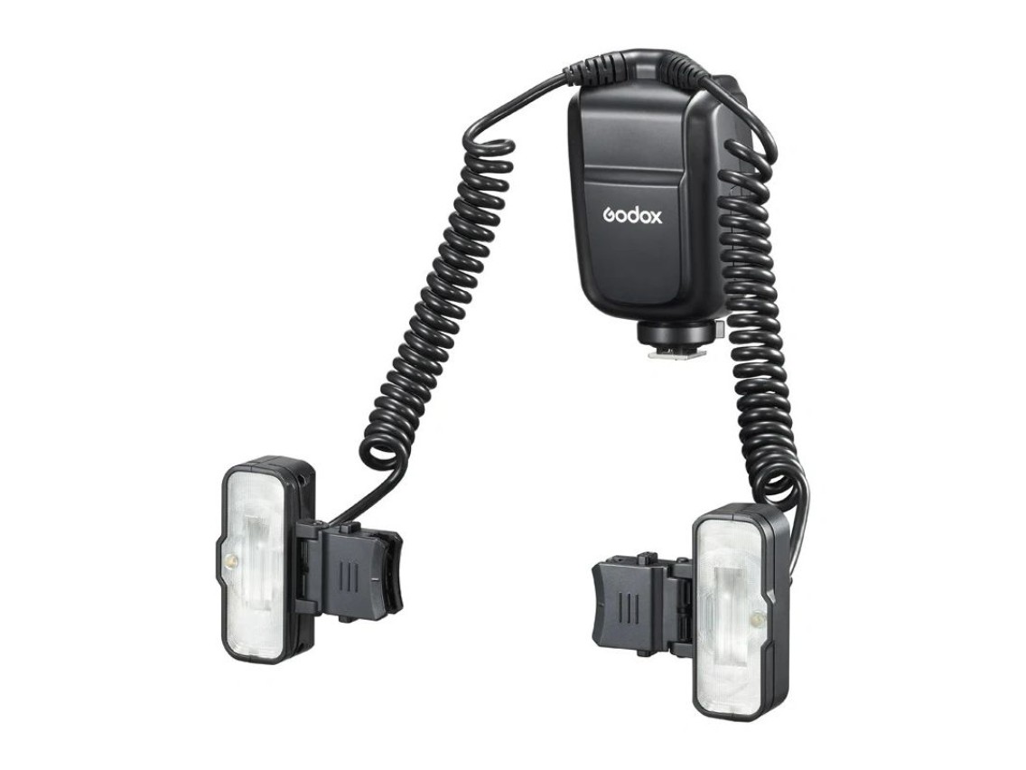 Flash macro de doble cabezal GODOX MF-T76 para Nikon