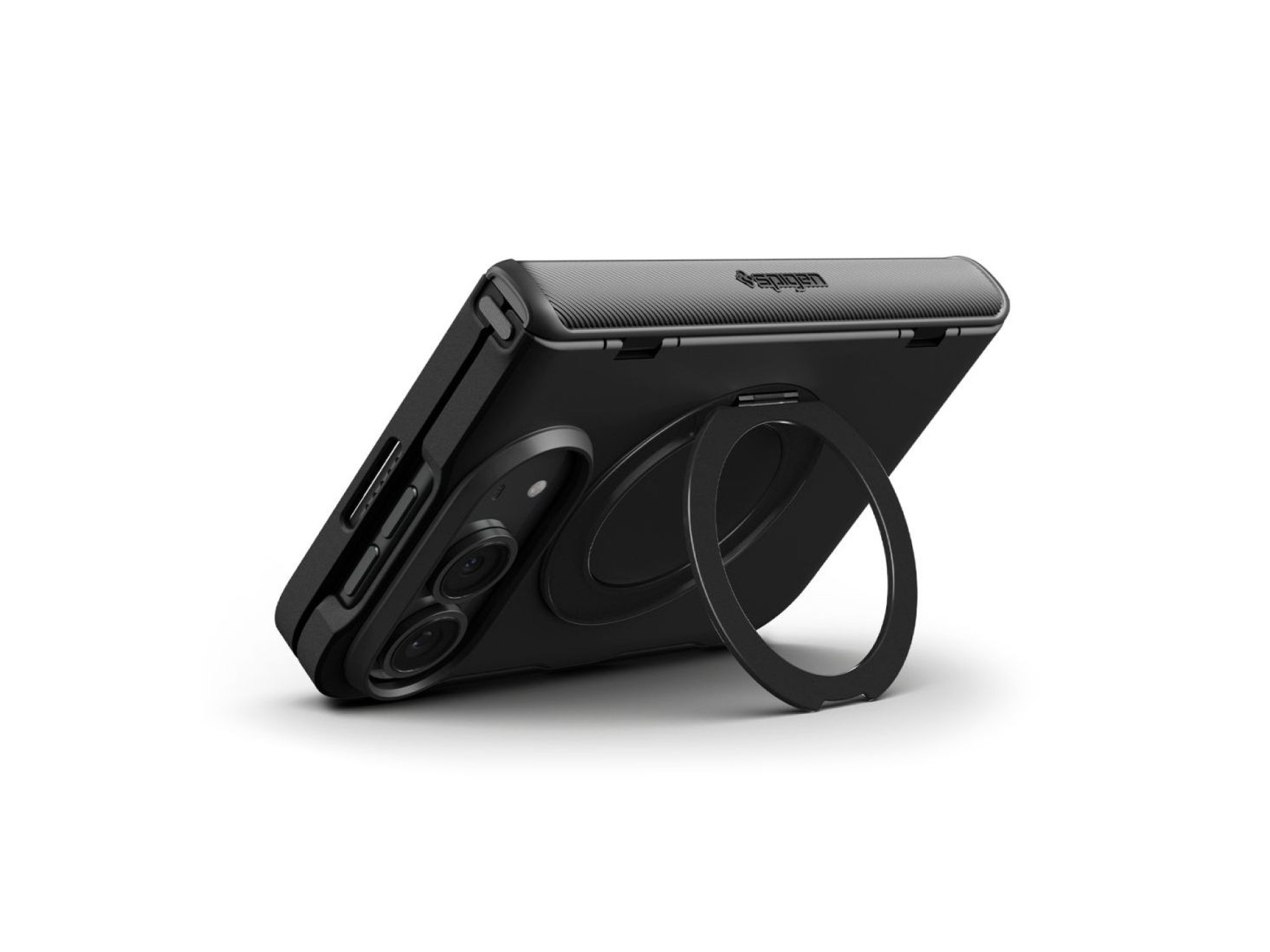 Funda Spigen Slim Armor Pro S MagSafe para iPhone Duo - Negra