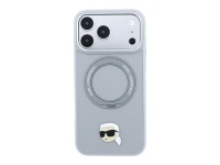 Capa MagSafe Karl Lagerfeld com suporte de anel 360� e alfinete de cabe�a de Karl para iPhone 18 Pro