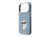 Funda Karl Lagerfeld Smooth Choupette Sketch MagSafe para iPhone 18 Pro / 17 Pro - azul claro Funda Karl Lagerfeld Smooth Choupette Sketch MagSafe para iPhone 18 Pro / 17 Pro - azul claro
