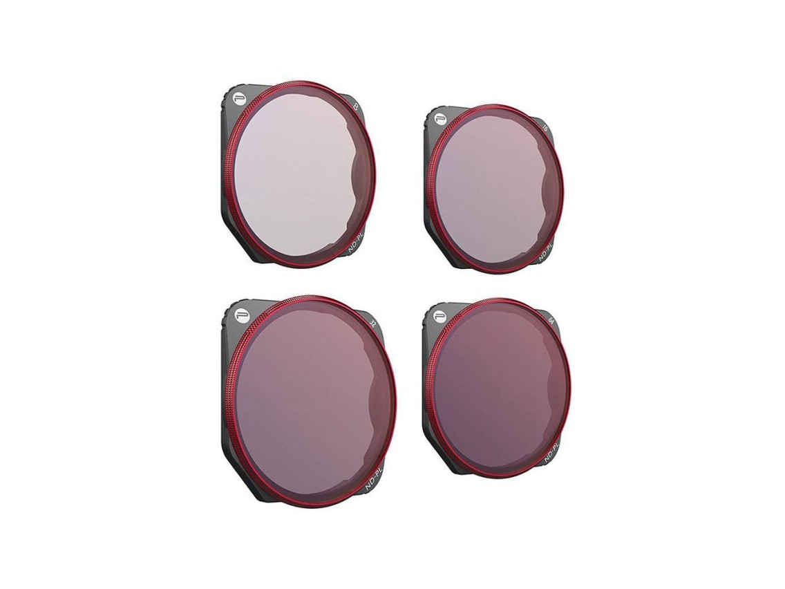 Conjunto de 4 filtros PGYTECH ND-PL 8/16/32/64 para DJI Mavic 3 / Mavic 3 CINE (P-26A-034)