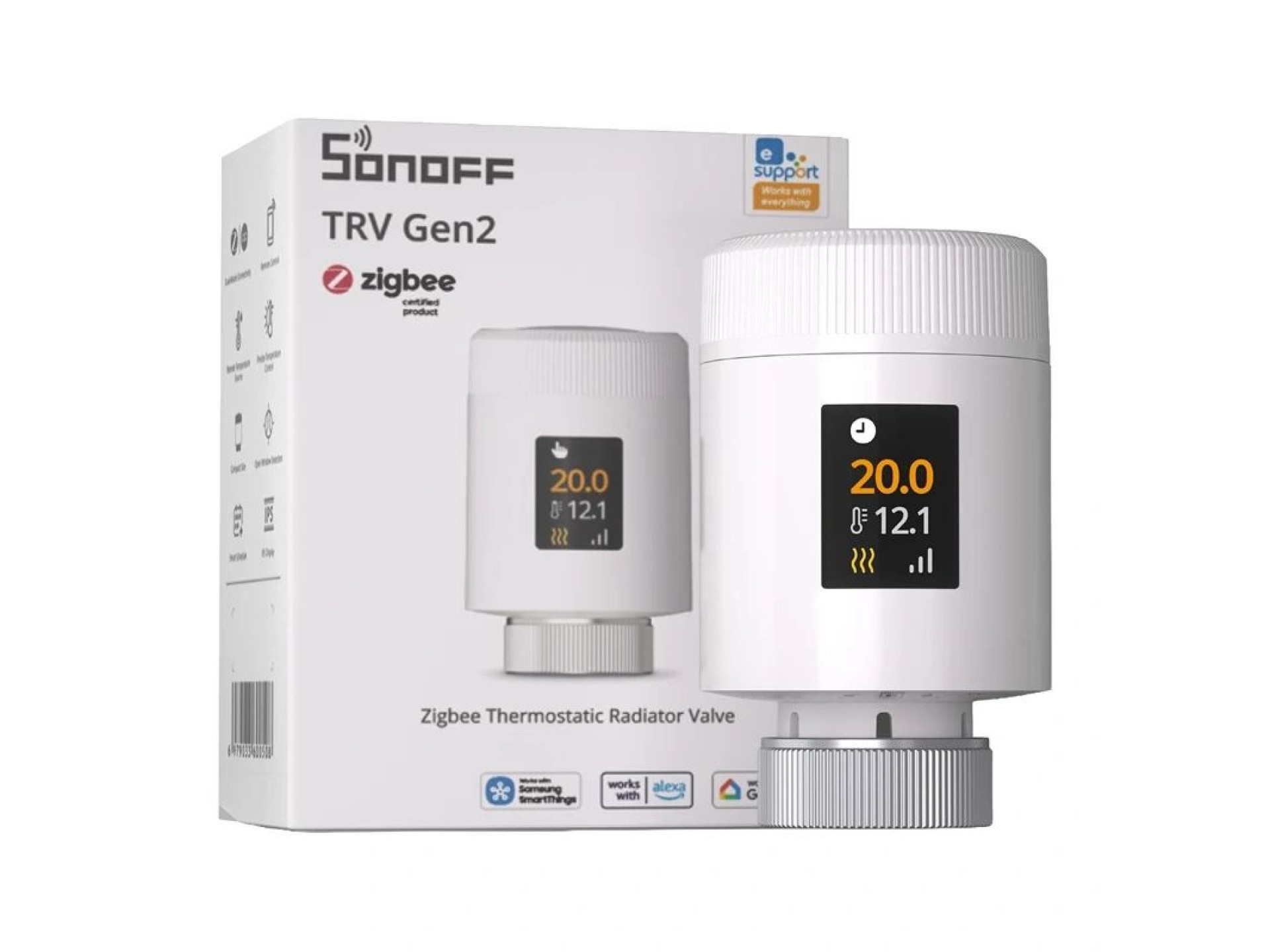 Válvula termostática para radiador SONOFF TRV Gen2 ZigBee